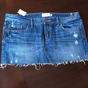 Abercrombie & Fitch denim mini skirt size 8